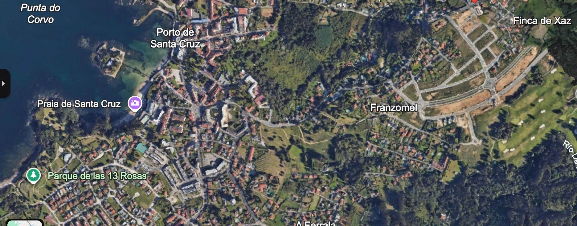 Parcela para vivienda unifamiliar en Oleiros