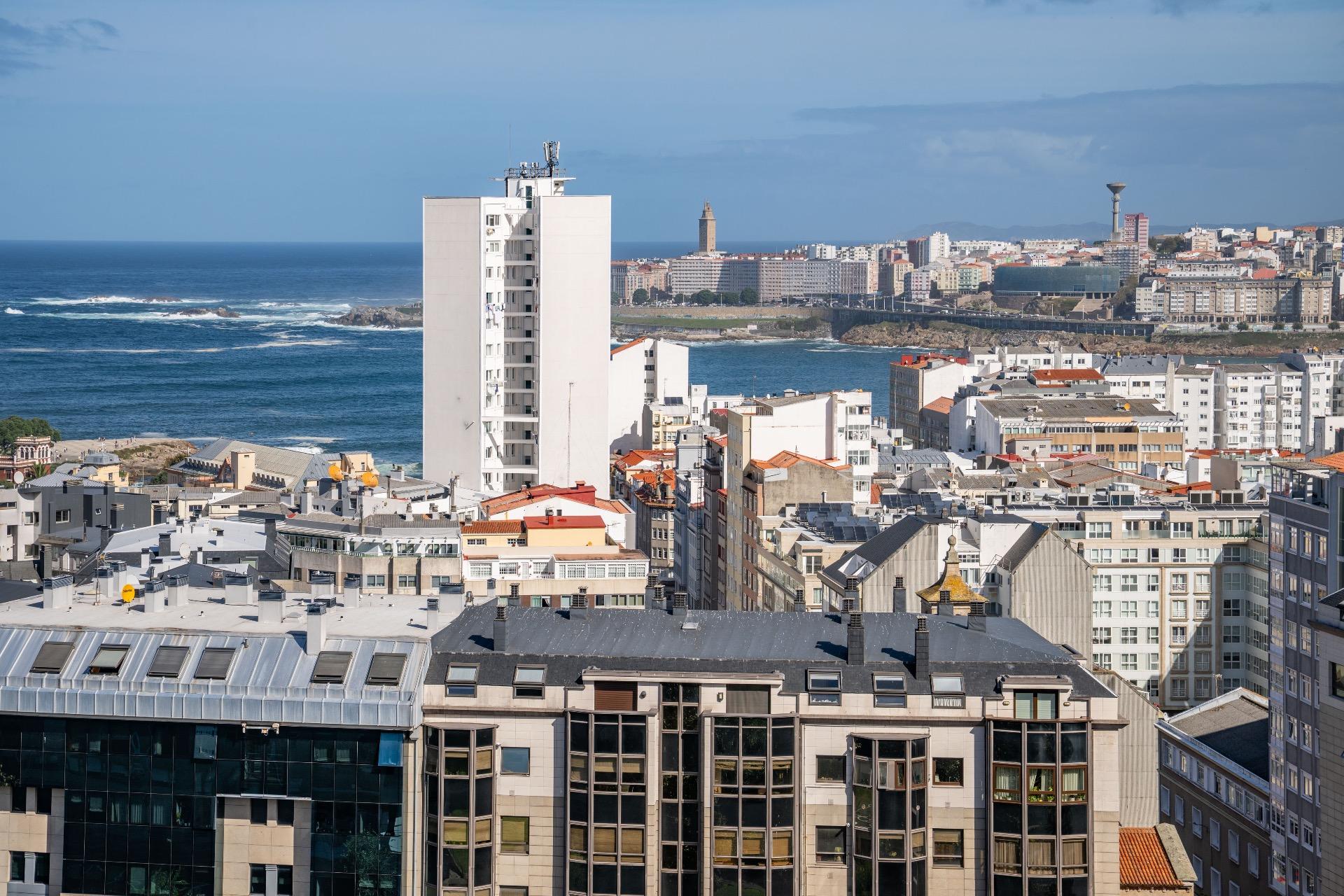 Dúplex con vistas en A Coruña